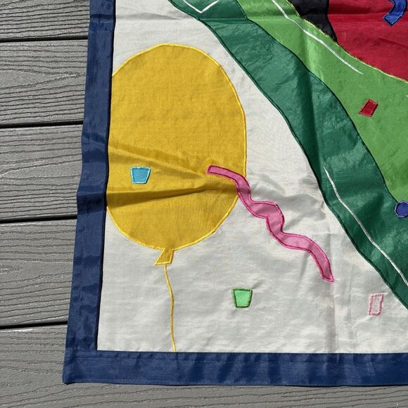 Happy New Year Eve Flag Party Banner 28 x 44” Event Holiday Outdoor 1993 Vintage - Picture 2 of 8